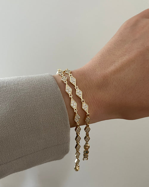 Armband VIP Triangle -14K vergoldet